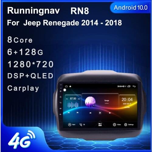 Android 10.1 For JEEP Renegade 2016 2017 Multimedia Stereo Car DVD Player Navigation GPS Radio