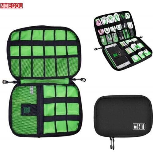 Universal Cable Organizer Bag for Travel Houseware Storage Cable Management Mouse Earphone Usb Charging Wire Holder Cable Manage