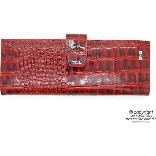 Genuine Leather Card Wallet | İsme Custom Badge Holder | 19,5x7,5 | TM 2-1 Gift Badge Holder