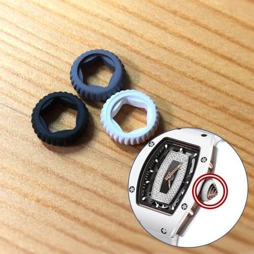 Rubber watch crown ring for Richard Mille RM07 ladys' watch
