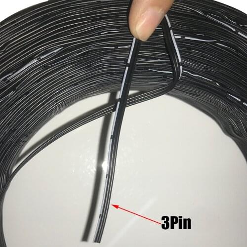 200Meters 28AWG 2P 3P 4P Silicone Cable Special Soft Silicone Wire Black test line RC Battery Power Line Control Line