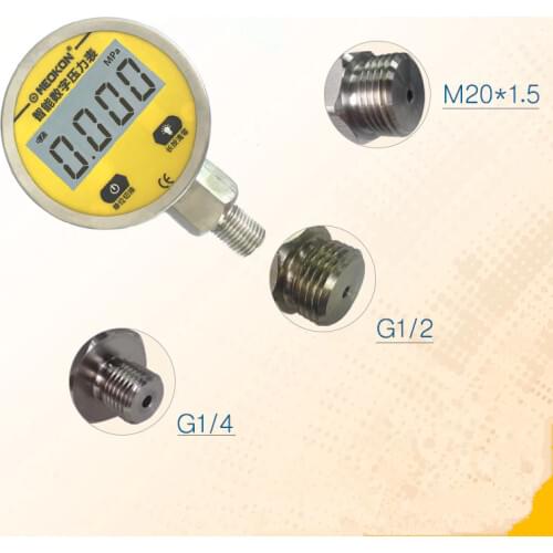 Smart digital pressure meter /battery powered hydraulic digital pressure gauge YL-809 For Water, oil, gas