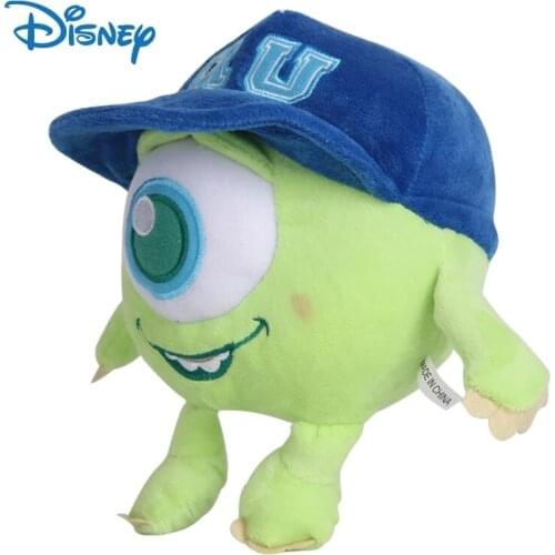 Monsters University Mike Wazowski 20cm Disney Pixar Stuffed Toys Mr.Q Plush Kawaii Anime Birthday Gift For Kids 2 To 4 Years Old