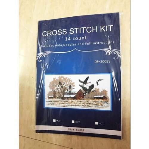 Top Quality Beautiful Lovely Counted Cross Stitch Kit Winter Geese Goose Bird Birds dim 13732 XIANGYUANWUS SHOP-ZBYXZ