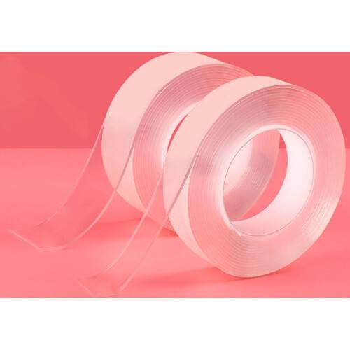 1M/3M/5M Nano Tape Double Sided Tape Transparent Reusable Waterproof Adhesive Tape Cleanable Home Gel Double Sided Tape