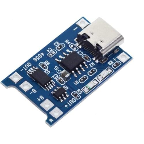 1pc 5V 1A Micro USB 18650 Lithium Battery Charging Board Charger Module+Protection Dual Functions TP4056