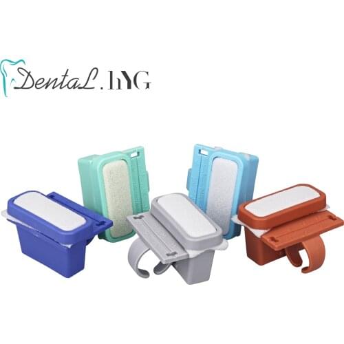 1Pc Dental Root Canal Treatment Endo Files Finger Ruler Dental Endodontic Ring Cleaner Dental Materials