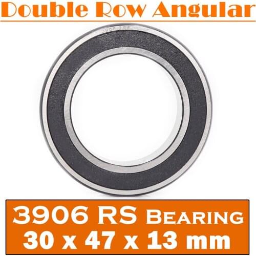 3906-2RS Bearing 30*47*13 mm ( 1 Pc ) 3906 2RS Double Row Sealed 3906 RS Angular Contact Ball Bearings