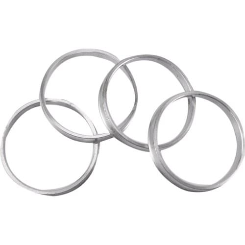4Pcs Aluminum Centric Spigot Hub Rings Wheel Spacer Set 67.1mm ID To 73.1Mm OD