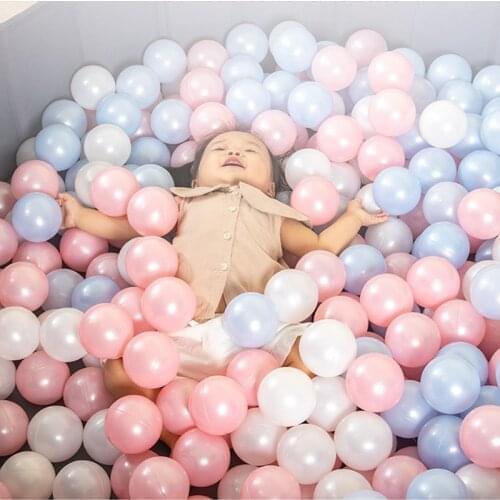 7cm 100Pcs Eco-Friendly Soft Ocean Wave Ball Baby Funny Toys Colorfu Ball Pits Stress Air Ball Outdoor Fun Sport