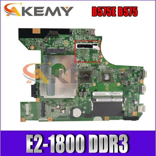 Akemy LB575B MB 11314-1 48.4VV01.001 For B575E B575 Laptop Motherboard CPU E2-1800 DDR3 100% Test