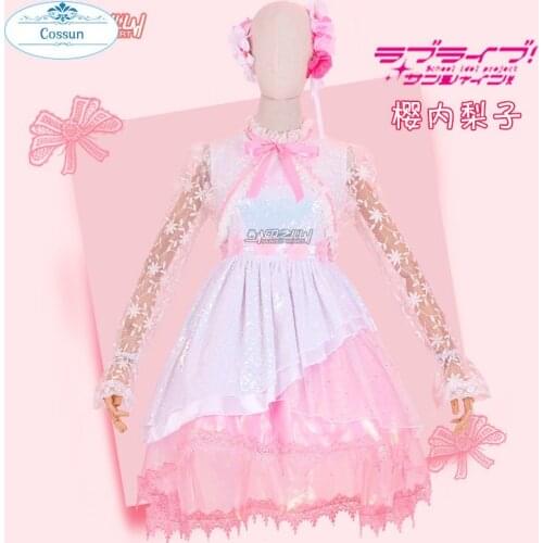 Anime! Lovelive!Sunshine!!Thank You Friends Aqours 4th Anniversary SJ Chika Riko Mari All Members Uniforms Cosplay Costume NEW