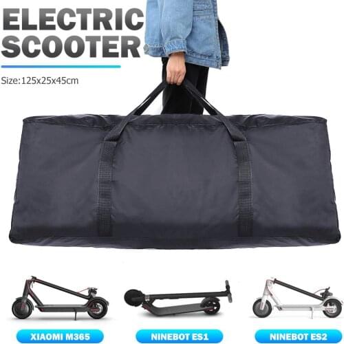 Black Waterproof Storage Bag For For Xiaomi M365 / For Ninebot ES1/ES2 Electric Scooter Foldable Skateboard Zipper Storage Case