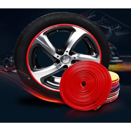 8m Car Wheel Decorative Strip Tire Protection Ring Wheel Decoration Anti-collision Ring Wheel Ring Strip Anti-smashing Strip