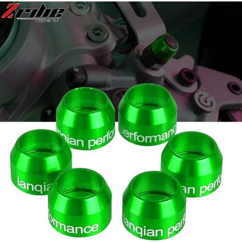 For KAWASAKI Z1000SX Z1000 SX Z750 R ABS 2009 2010 2011 2012 2013 Motorcycle Billet Bleed Valve Cover Kit Universal Accessories