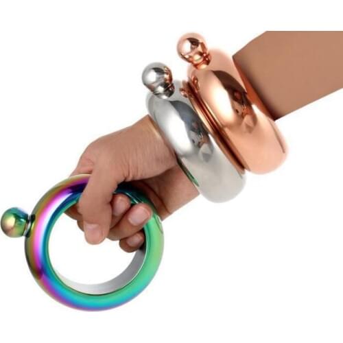 By dhl 20set exquisite Luxury Stainless Steel Leather Hip Flask Personalized Whiskey Flask Drink Mug with a Box