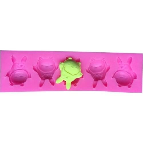 Dragon Cat Flip Sugar Cake Mold Chocolate Mold Liquid Silicone DIY Baking Tool 15-35