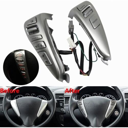 STEERING WHEEL CRUISE CONTROL BLUETOOTH SWITCHES BUTTON For NISSAN SENTRA Livina ALMERA CUBE VERSA NOTE 25550-3DA6A