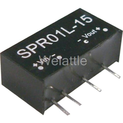 MEAN WELL original SPR01M-05 5V 200mA meanwell SPR01 5V 1W DC-DC Regulated Single Output Converter