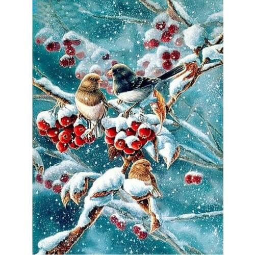 Diy diamond painting Cross stitch kit 5D Diamond embroidery sparrow square rhinestone pasted mosaic painting Crafts Needlework