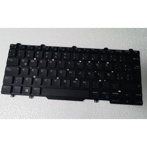 New for DELL Latitude 3340 3350 Keyboard Spanish Teclado No FRAME No backlit