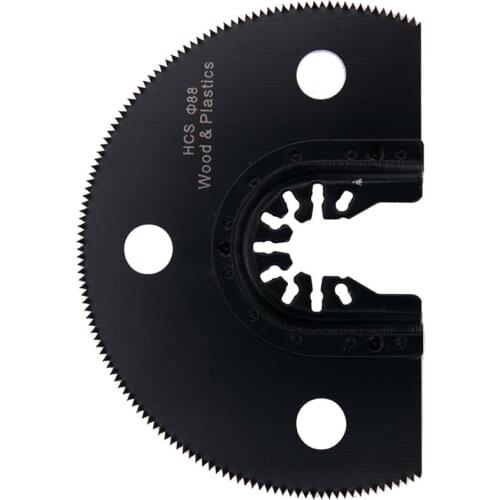 100mm Semi Circular HCS Segment Saw Blade Oscillating Multifunction Tools Multimaster Fein Dremel Renovator Wood Metal Cutting