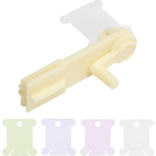 Hand Operated Household Sewing Craft Plastic Winder Machine Thread Winder Holder with Thread Board Portable 1Pcs