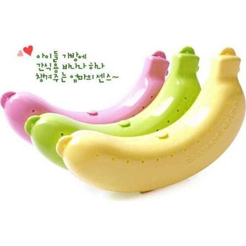 Portable Plastic Banana Storage Box for School Outdoor Picnic Takeaway Anti-squeezing Fruit Fresh Keeper Banana Protector Case