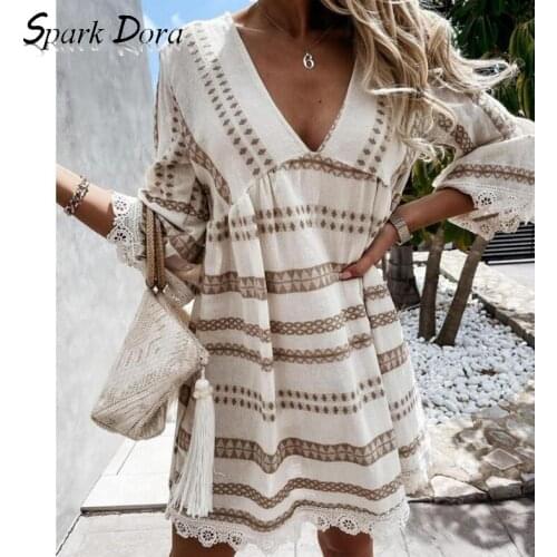 Расклешенные летние платья SparkDora China At AliExpress