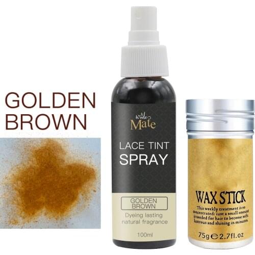 Wholesale Private Label brown golden brown reddish brown lace tint spray Super quality lace spray and remover for lace wig glue