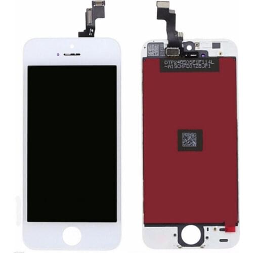 Lcd Display + Touch Screen + Frame for Apple Iphone Se White original Tianma