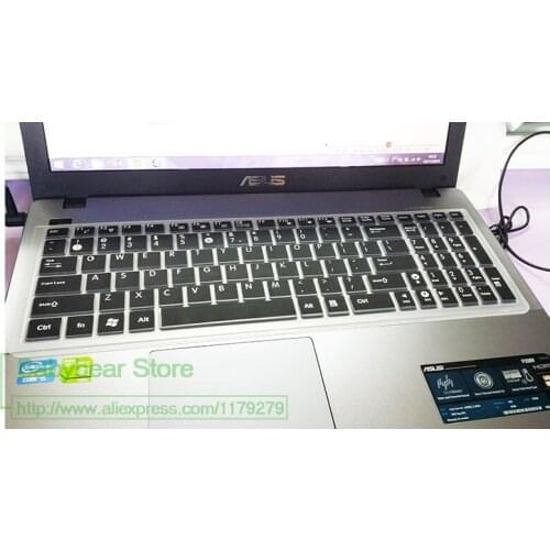 15 inch Laptop Silicone keyboard Cover Protector for Asus N56VZ N56 N56VM VX7 G53 G53S G53SW N51 N53S N53J N53D N53T