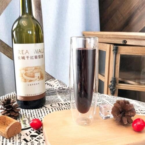 150ml Double wall coffee cup Shot vodka beer glasses Drinking wine glass Water j GXMA