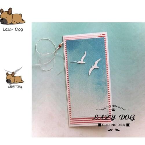 3PCS Seagull Animal Metal Cutting Dies Scrapbooking Stencil Decorative Craft Embossing Die Cuts Card Making New Dies For 2019