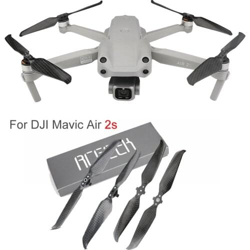 4 PCS 7238F Carbon Fiber Quick Release Foldable Propellers for DJI Mavic Air 2/ 2S Drone Low Noise Propellers Parts Accessories