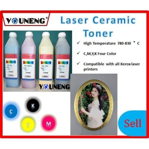 800 degree high temperature color ceramic toner powder Compatible For Ricoh and Xerox model