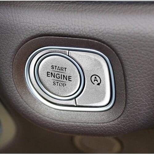 For Mercedes BenzG Class W463 19-20 GLE GLS W167 X167 20-21 Aluminum Car ENGINE START STOP Switch Button Sticker Car Accessories
