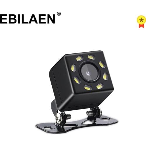 Car Rear View Camera With Parking Line 12V CCD Video 8 LED HD Backup Image Waterproof Reverse Camera