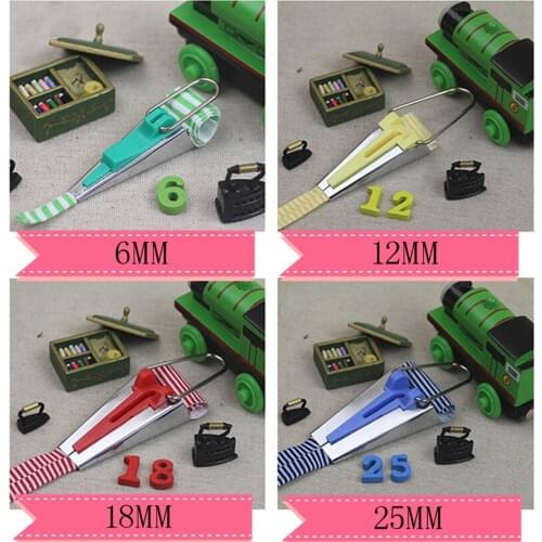 FREE POSTAGE 2016 NEW BINDING BIAS DELUXE TAPE MAKER KIT FOR SEWING QUILTING 6MM 12MM 18MM 25MM SET JSC-897