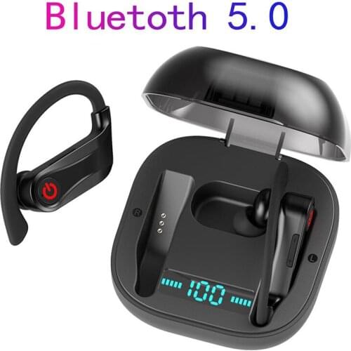 Q62 TWS Bluetooth Earphone Binaural Call Ear Hook Wireless Headset PowerHBQ Pro With Charging Case Digital display For Phones