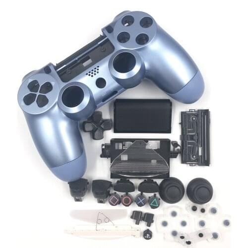 Replacement Housing Shell Case for Sony Playstation PS4 Slim 4 Controller Cover Spare Parts Set DIY Mod Buttons Kit