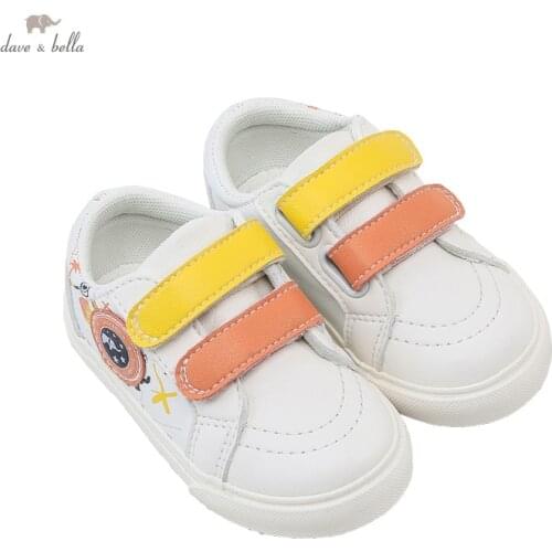 DBY18135 Dave Bella spring baby unisex fashion patchwork shoes new born girl boy shoes