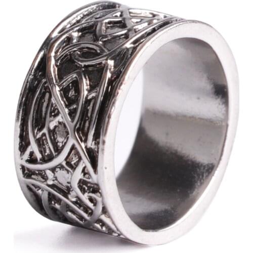 Classic Stainless Steel Stripe Ring Vintage Men Women Charm Ring Accessories Jewelry For Male Female Party Best Gift