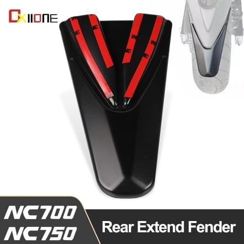 Motorcycle Rear Extend Fender Mudguard For Honda NC700 NC750 S X NC7000S NC750S NC700X NC750X Integra 2012 2013 2014 2015 Parts