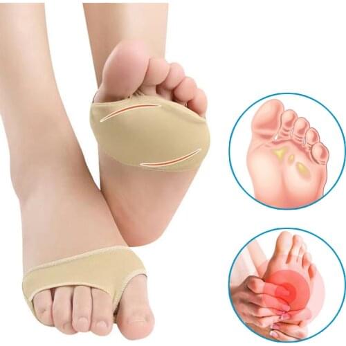 Forefoot Pad Pedicure Socks Non Slip Anti Wear Halfsize Pads For Bunion Hallux Valgus Correction Relieve Foot Pain Feet Care