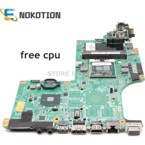 NOKOTION 630281-001 For HP DV6T DV6-3000 Laptop motherboard DA0LX6MB6D0 HM55 DDR3 free cpu