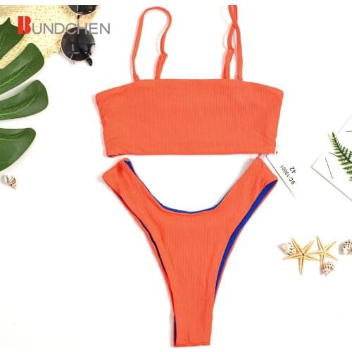 Drop Shipping Sexy Push Up Unpadded Brazilian Bikini Set Women 4 Colors REVERSIBLE Bikini Set Swimsuit Triangle Swimwear Bathing