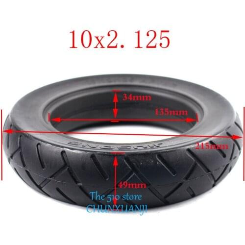 2019 New 10x2.125 tyre with Good Quality for Electric Skateboard Scooter Hoverboard Non-Pneumatic 10inch Electric Scooter Tire