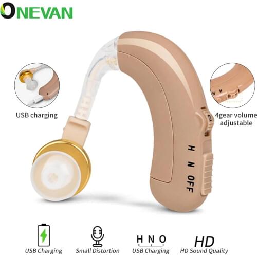 Hearing Aids New Wireless Inner Ear Invisible Audiphones Mini Portable Ear Sound Amplifier For The Elderly Hearing Loss Ear Aids