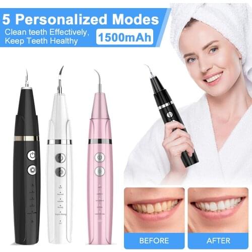 Ultrasonic Calculus Remover Dental Scaling Portable Electric Scaler Remove Smoke Stains Tartar Plaque Teeth Whitening Care Tool